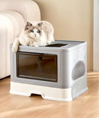 Arenero Para Gato Tapa Plegable