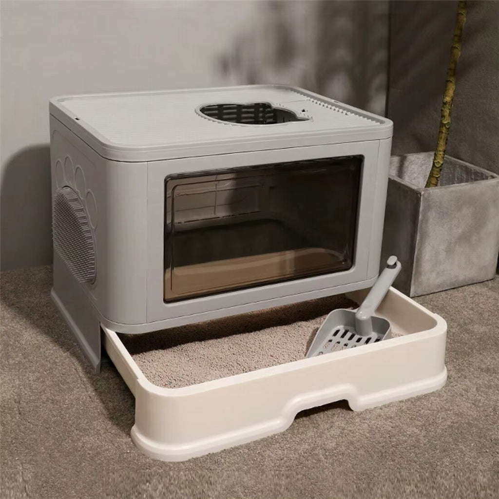 Arenero Para Gato Tapa Plegable